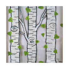 Load image into Gallery viewer, Birch  -Textured Watercolor Matte Poster