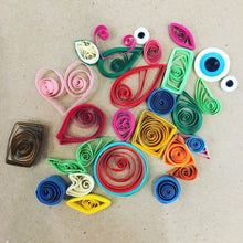 Load image into Gallery viewer, Paper Quilled Radial Snowflakes