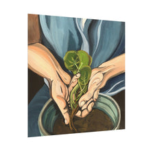 Load image into Gallery viewer, Potted Plant -Textured Watercolor Matte Posters