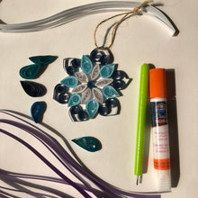 Load image into Gallery viewer, Paper Quilled Radial Snowflakes