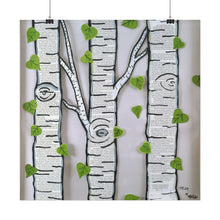 Load image into Gallery viewer, Birch  -Textured Watercolor Matte Poster