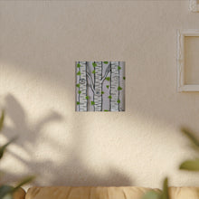 Load image into Gallery viewer, Birch  -Textured Watercolor Matte Poster