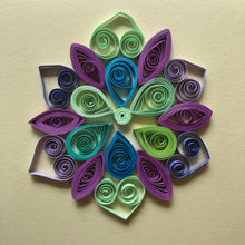 Load image into Gallery viewer, Paper Quilled Radial Snowflakes