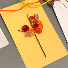 Load image into Gallery viewer, Fall Leaves Paper Quilling
