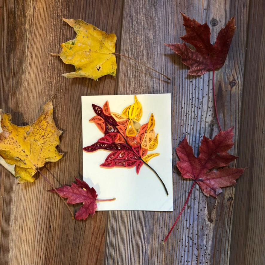 Fall Leaves Paper Quilling