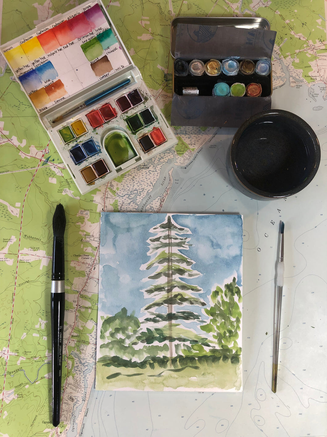 Watercolor Happy Hour, Drop-in