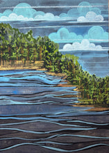 Load image into Gallery viewer, Framed Original Gouache on paper
