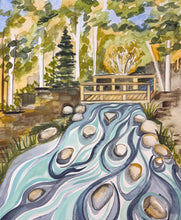 Load image into Gallery viewer, Framed Original Gouache on paper
